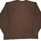 Carhartt Long Sleeve T-Shirt - XL Brown Cotton