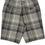 Calvin Klein Checked Chino Shorts - 30W 11L Multicoloured Cotton