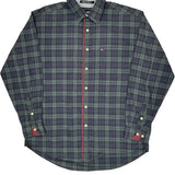 Tommy Hilfiger Checked Shirt - Large Blue Cotton