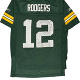 Age 8-12 Green Bay Packers Reebok Football Jersey - Medium Green Polyester
