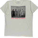 Farmhouse Fraternity Spring Rush 1991 Screen Stars Graphic T-Shirt - XL White Cotton Blend