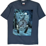 Alaska Anvil Single Stitch T-Shirt - Medium Blue Cotton