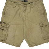 Lee Cargo Shorts - 36W 11L Beige Cotton