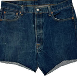 Levis Denim Shorts - 34W 9L Blue Cotton