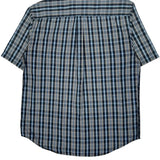 Carhartt Checked Short Sleeve Shirt - Large Black Cotton