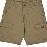 Wrangler Cargo Shorts - 34W 10L Khaki Cotton