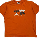 Tommy Hilfiger T-Shirt - Medium Orange Cotton