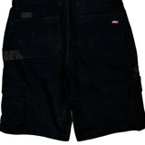 Dickies Cargo Shorts - 34W 10L Black Cotton Blend