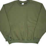Gildan Sweatshirt - XL Green Cotton Blend