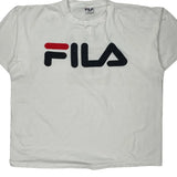 Ucla Tennis Camp Fila College T-Shirt - XL White Cotton