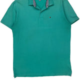 Tommy Hilfiger Slim Fit Polo Shirt - XL Green Cotton
