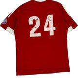 Gps Adidas Football Shirt - Medium Red Polyester