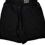 Lee Denim Shorts - 32W UK 14 Black Cotton