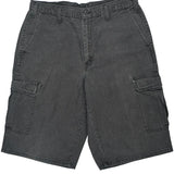 Dickies Cargo Shorts - 36W 11L Grey Cotton
