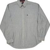 Tommy Hilfiger Checked Shirt - Large Blue Cotton