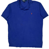 Polo By Ralph Lauren Polo Shirt - Large Blue Cotton