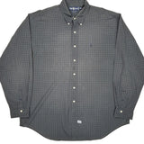 Ralph Lauren Checked Shirt - 2XL Grey Cotton
