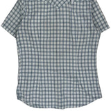 Diesel Checked Short Sleeve Shirt - Large Blue Cotton