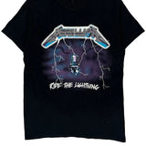 Metallica Band T-Shirt - Medium Black Cotton