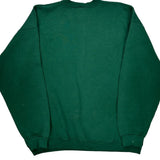 Made In USA Mickey Mouse Hanes Graphic Sweatshirt - Large Green Cotton Blend