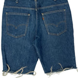 Levis Denim Shorts - 34W 10L Blue Denim