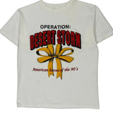 Operation: Desert Storm Unbranded Graphic T-Shirt - Medium Yellow Cotton