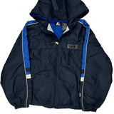 Age 10-12 Starter Windbreaker - Medium Blue Nylon