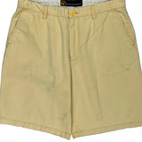Nautica Chino Shorts - 37W 11L Yellow Cotton