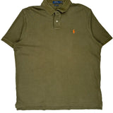 Polo By Ralph Lauren Polo Shirt - 2XL Green Cotton