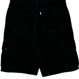 Levis Cargo Shorts - 34W 12L Black Cotton