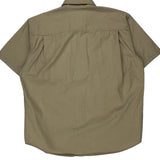 Woolrich Short Sleeve Shirt - XL Khaki Cotton