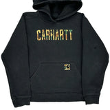 Age 10-12 Carhartt Hoodie - Medium Black Cotton