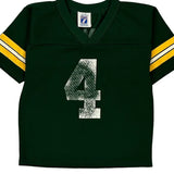 Green Bay Packers, Age 4 Logo Athletics Football Jersey - Small Green Polyester