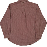 Tommy Hilfiger Checked Shirt - Medium Red Cotton