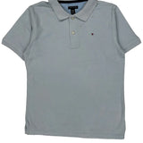 Age 12-14 Tommy Hilfiger Polo Shirt - Medium Gray Cotton