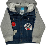 Age 4 Disney Cartoon Denim Jacket - XS Blue Cotton