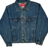 Wrangler Denim Jacket - XL Blue Cotton
