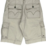 Levis Cargo Shorts - 30W 11L White Cotton