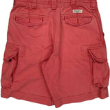Polo By Ralph Lauren Cargo Shorts - 36W 10L Red Cotton