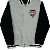 Tampa Bay Buccaneers Jh Designs Nfl Varsity Jacket - XL Grey Cotton Blend