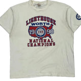 Fruit Of The Loom Graphic T-Shirt - XL White Cotton