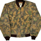 Made In USA Kelly Camo Bomber Jacket - Medium Camo Cotton Blend