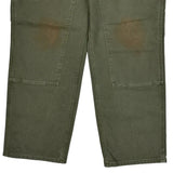 Carhartt Double Knee Carpenter Pants - 35W 30L Green Cotton