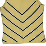 Tommy Hilfiger Striped Vest - Medium Yellow Cotton