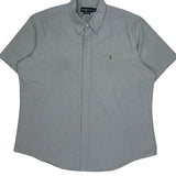 Ralph Lauren Short Sleeve Shirt - 2XL Blue Cotton
