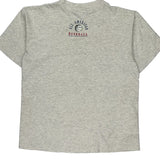 Single Stitch Acme Clothing Cartoon T-Shirt - Large Grey Cotton