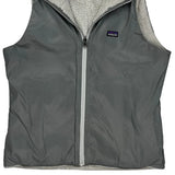 Common Threads Partnership Patagonia Reversible Fleece Vest - Large Gray Polyester
