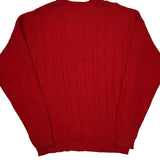 Nautica Sweater - Large Red Cotton
