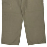 Original Dungaree Fit Carhartt Carpenter Trousers - 36W 30L Khaki Cotton