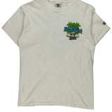 Hard Rock Cafe Graphic T-Shirt - Medium White Cotton